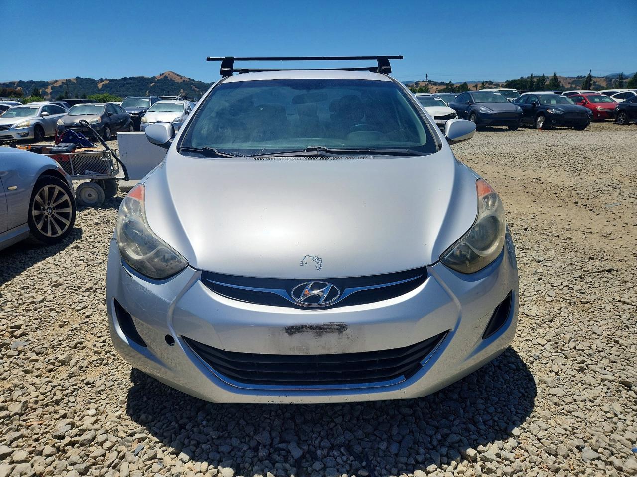 2013 Hyundai Elantra Gls Silver vin: 5NPDH4AE2DH225430