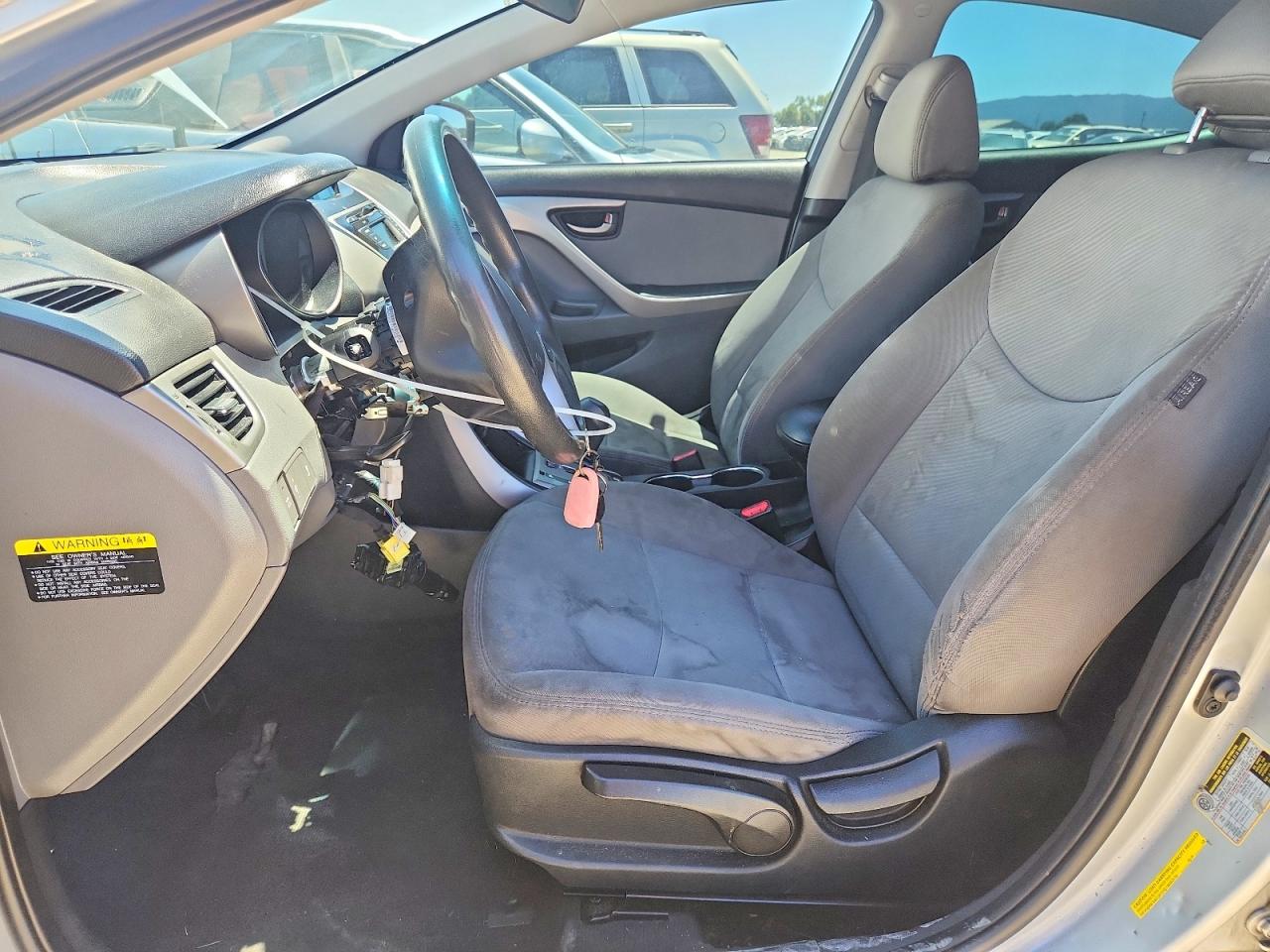 2013 Hyundai Elantra Gls Silver vin: 5NPDH4AE2DH225430