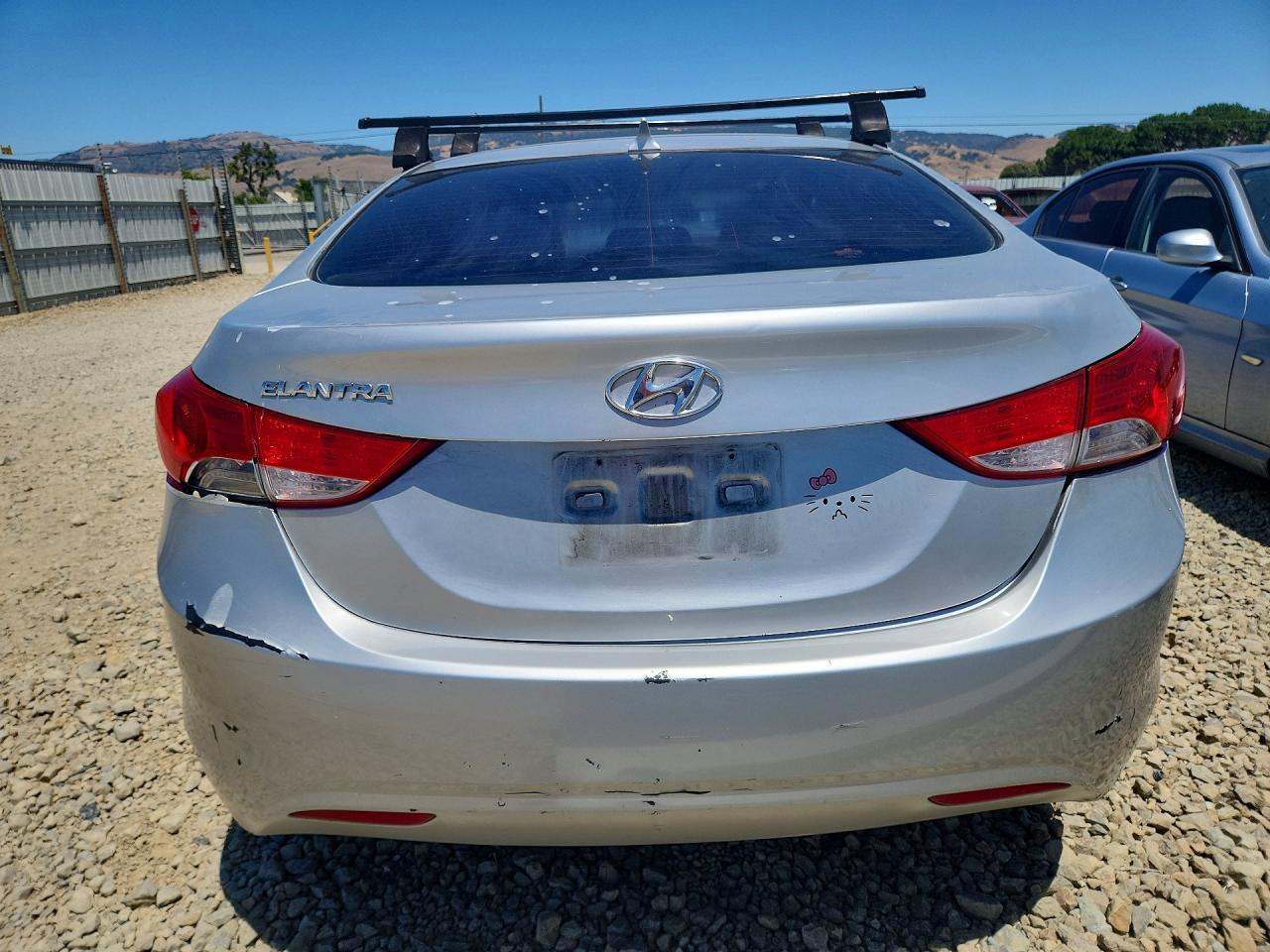 2013 Hyundai Elantra Gls Silver vin: 5NPDH4AE2DH225430