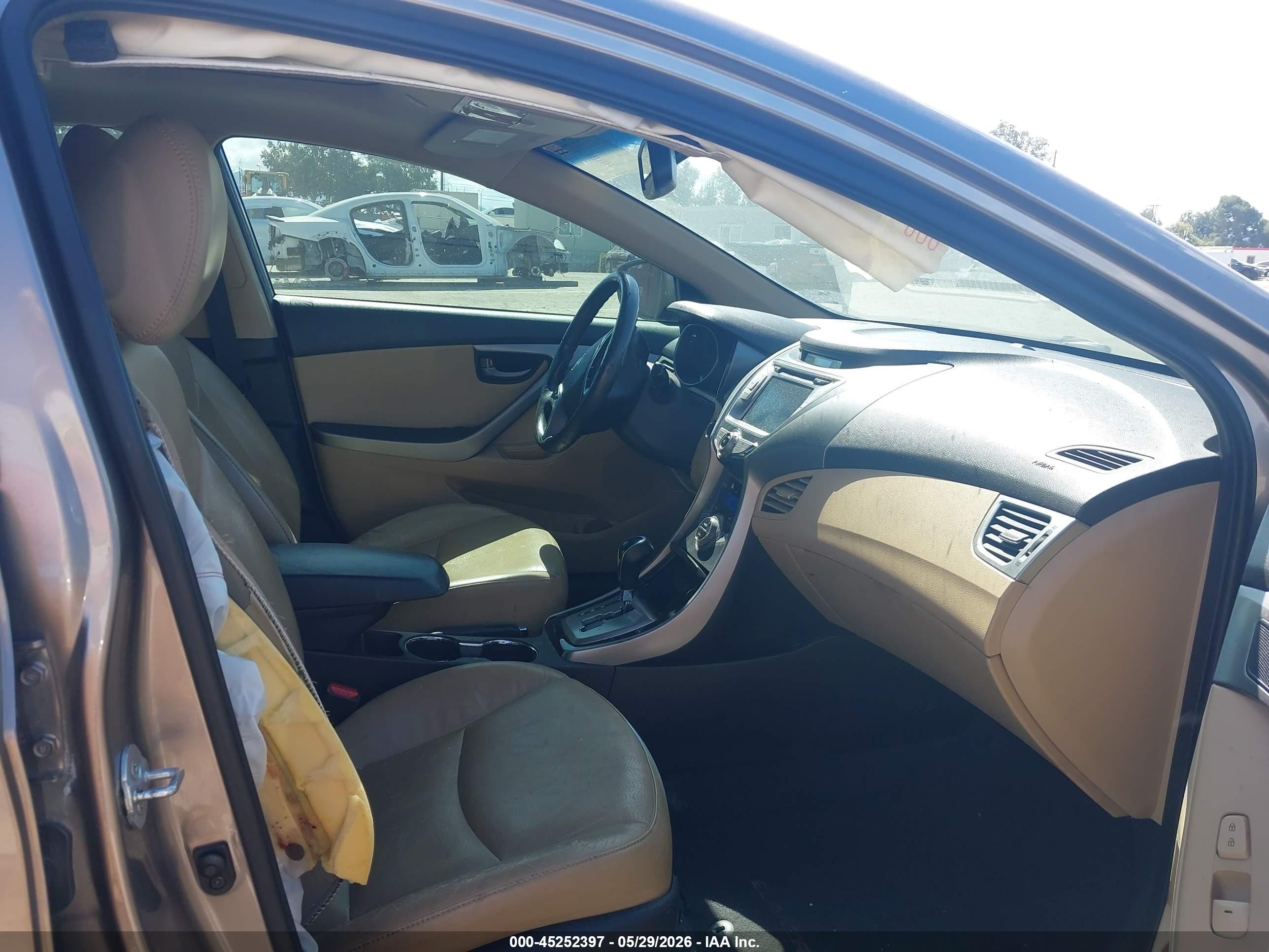 2013 Hyundai Elantra Limited Gold vin: 5NPDH4AE2DH236587