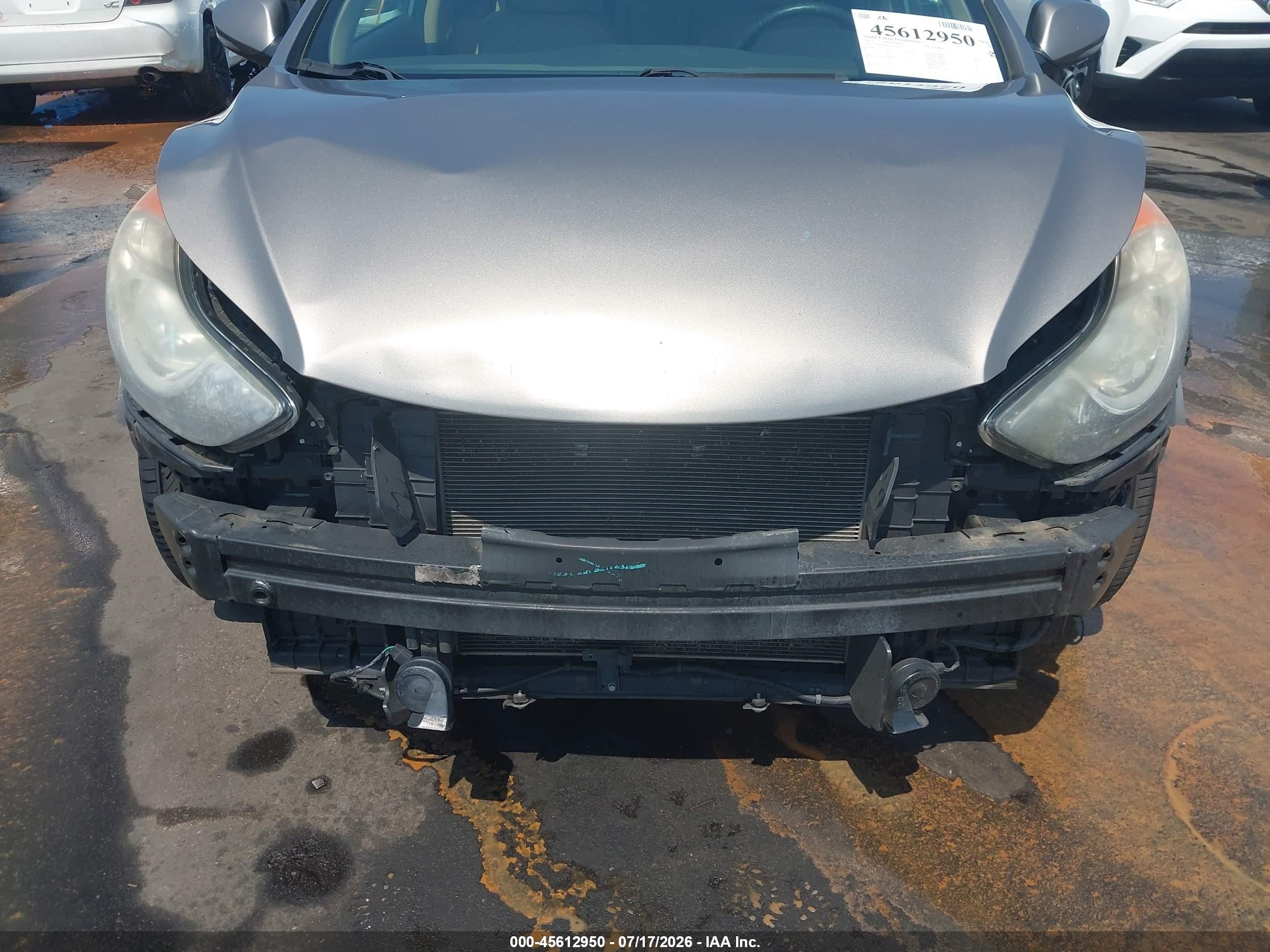 2013 Hyundai Elantra Limited Beige vin: 5NPDH4AE2DH248111