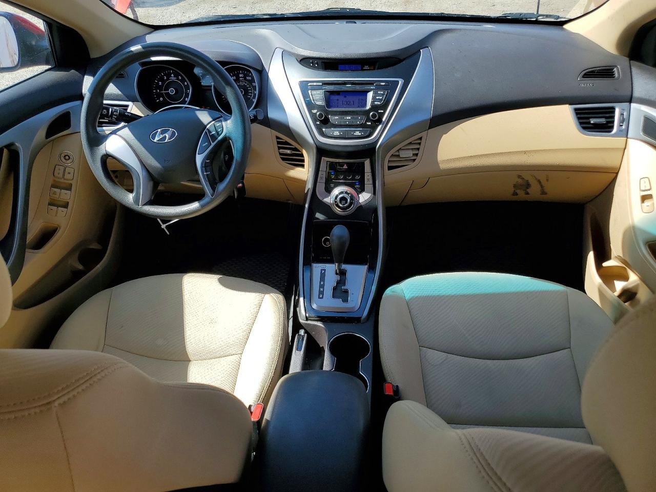 2013 Hyundai Elantra Gls Red vin: 5NPDH4AE2DH248299
