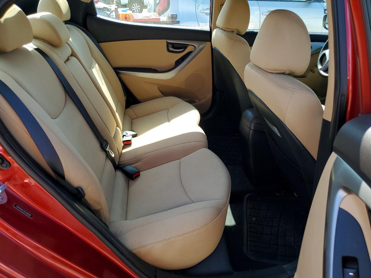2013 Hyundai Elantra Gls Red vin: 5NPDH4AE2DH248299