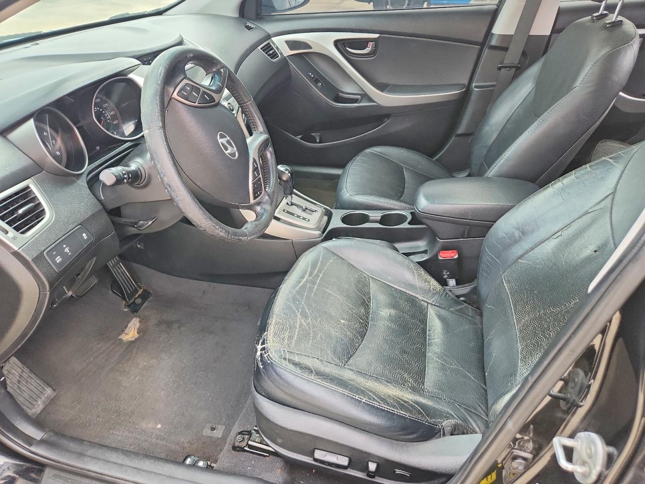 2013 Hyundai Elantra Limited Black vin: 5NPDH4AE2DH251994