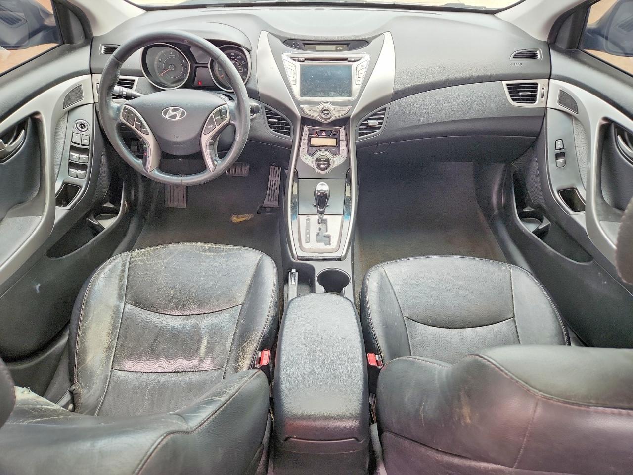 2013 Hyundai Elantra Limited Black vin: 5NPDH4AE2DH251994