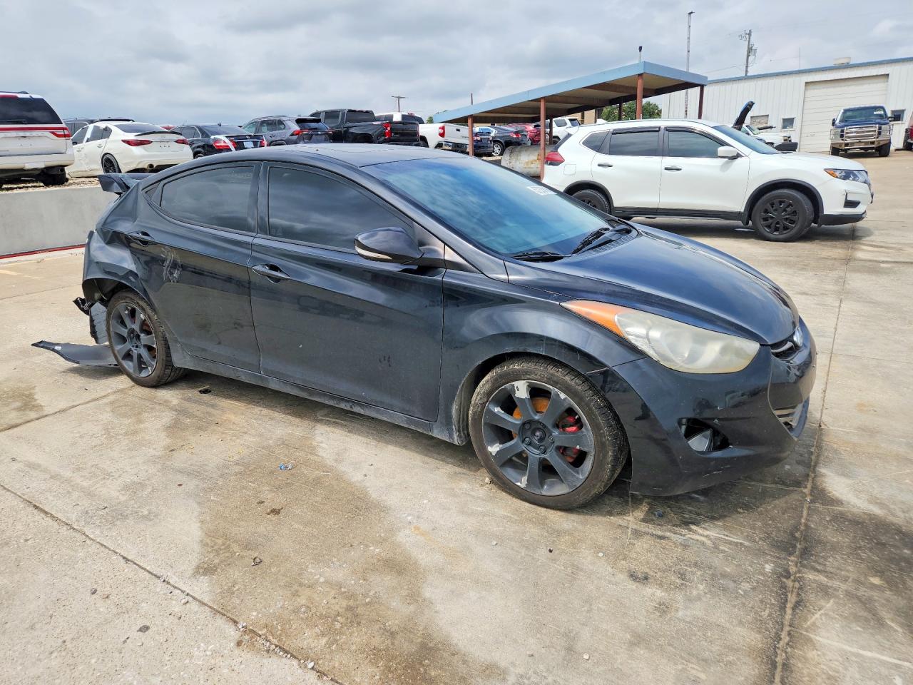 2013 Hyundai Elantra Limited Black vin: 5NPDH4AE2DH251994