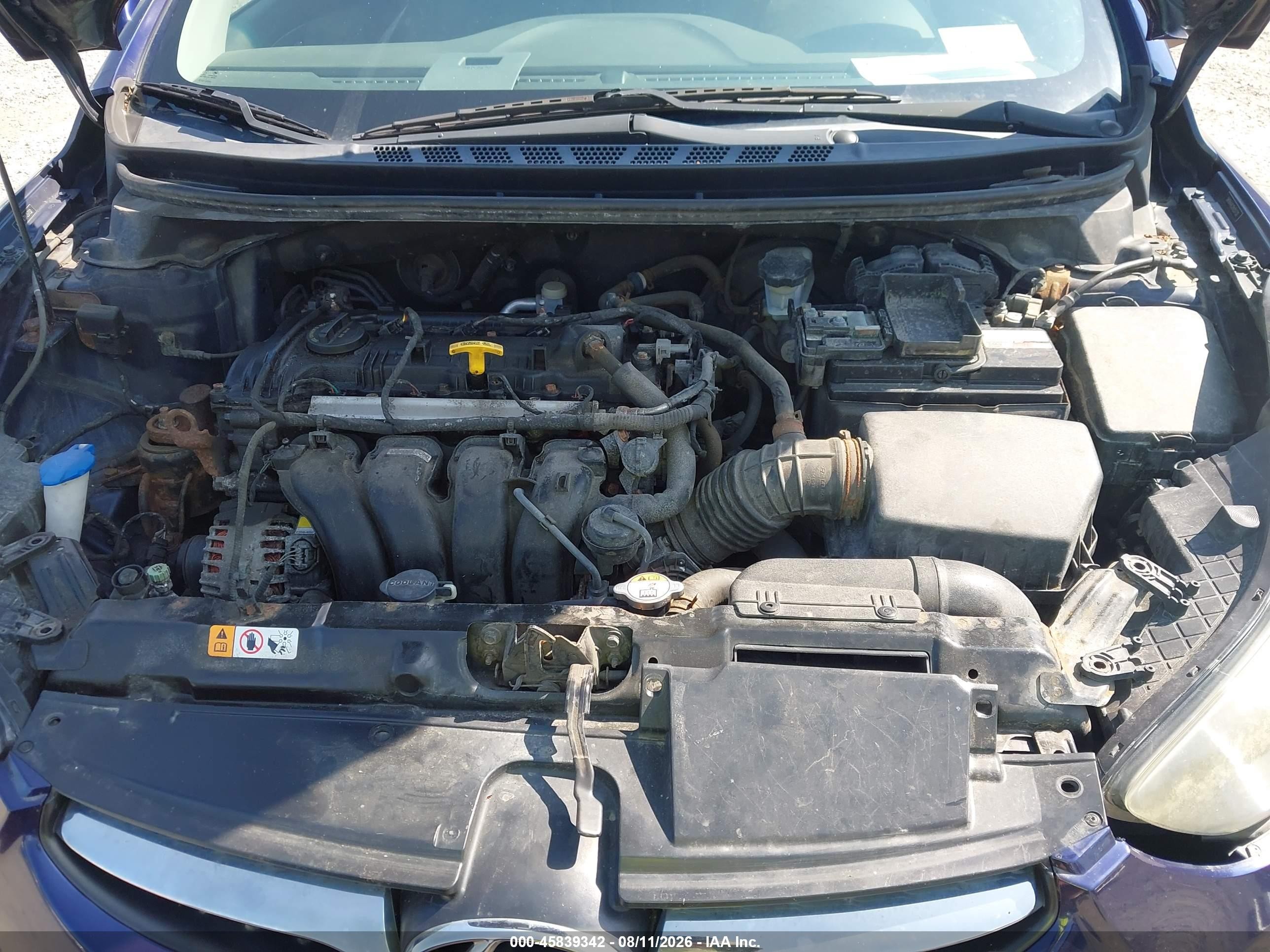 2013 Hyundai Elantra Gls Синий vin: 5NPDH4AE2DH257732