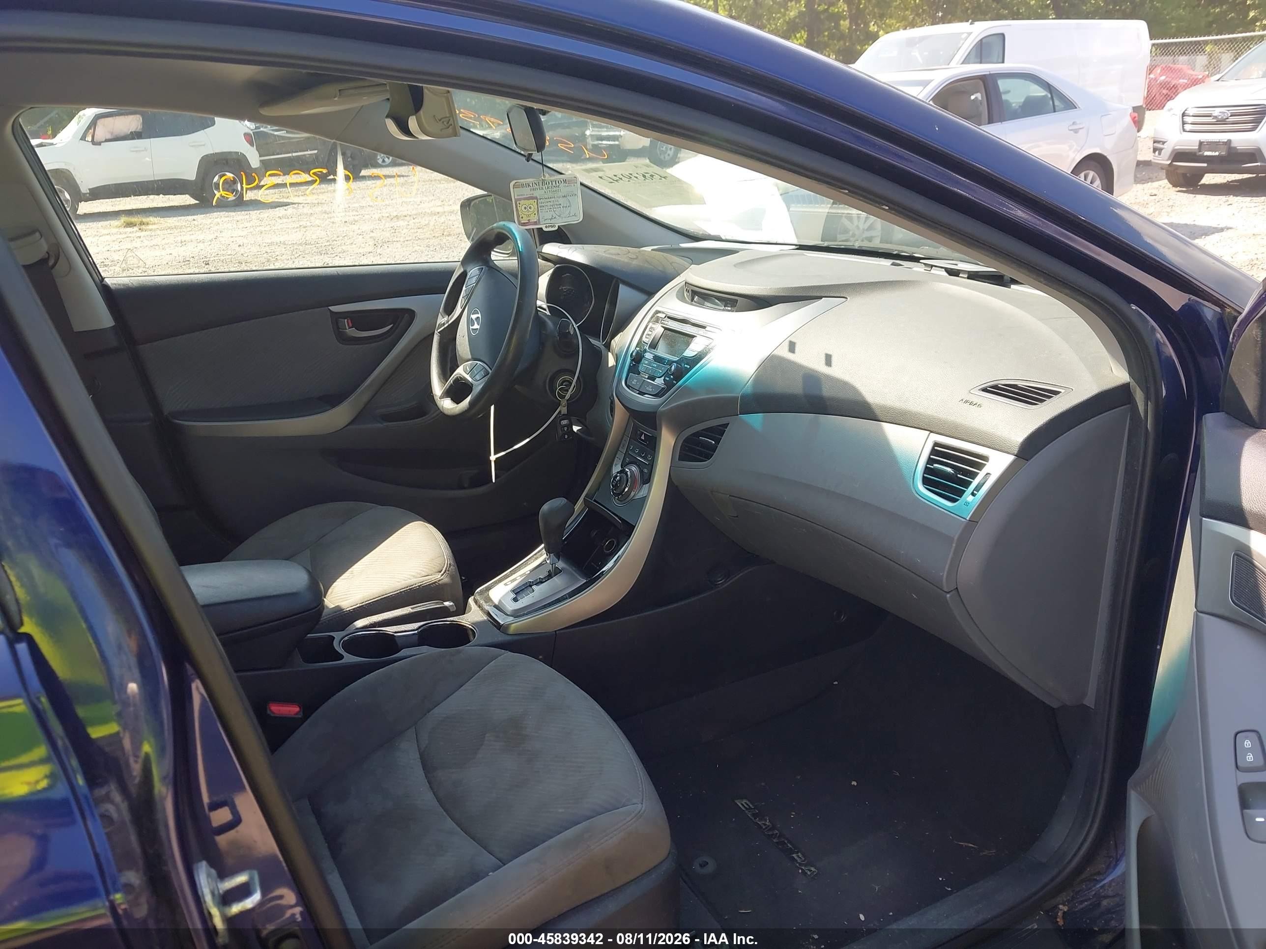 2013 Hyundai Elantra Gls Синий vin: 5NPDH4AE2DH257732