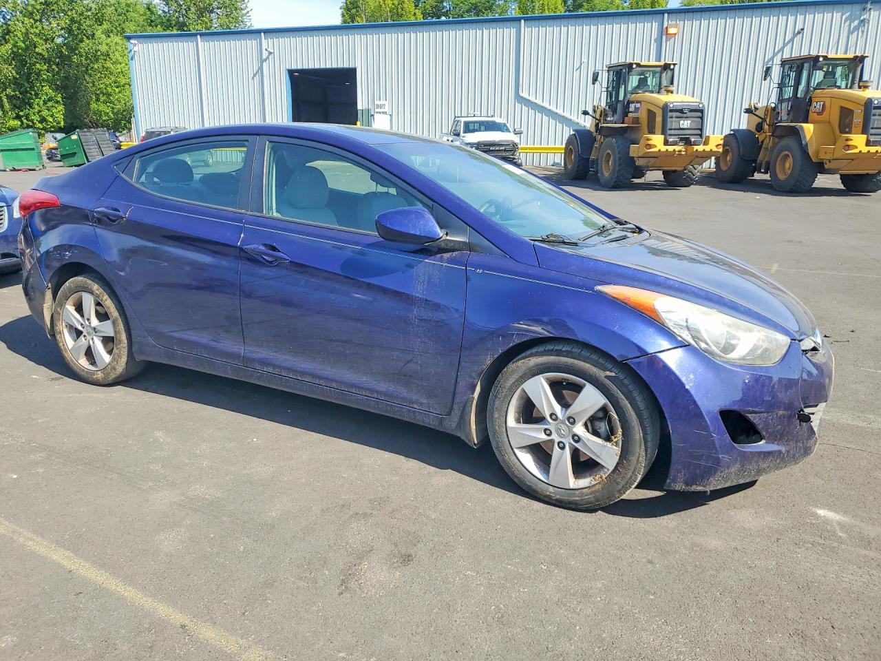 2013 Hyundai Elantra Gls Blue vin: 5NPDH4AE2DH258900