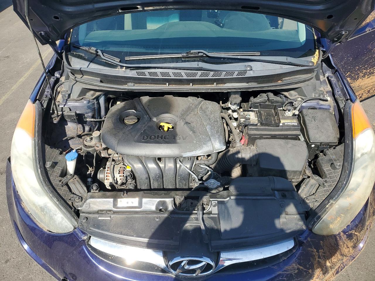 2013 Hyundai Elantra Gls Blue vin: 5NPDH4AE2DH258900