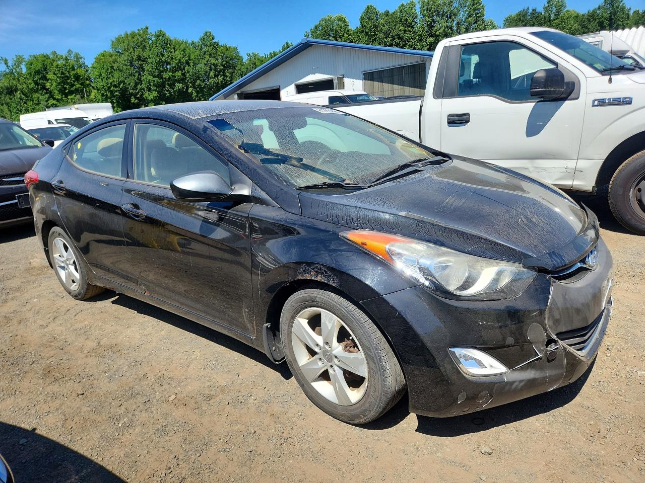 2013 Hyundai Elantra Gls Black vin: 5NPDH4AE2DH260260