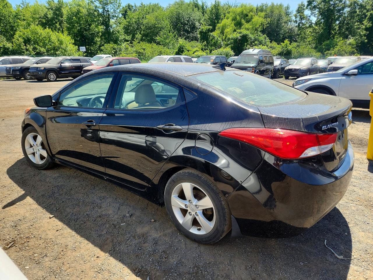 2013 Hyundai Elantra Gls Black vin: 5NPDH4AE2DH260260