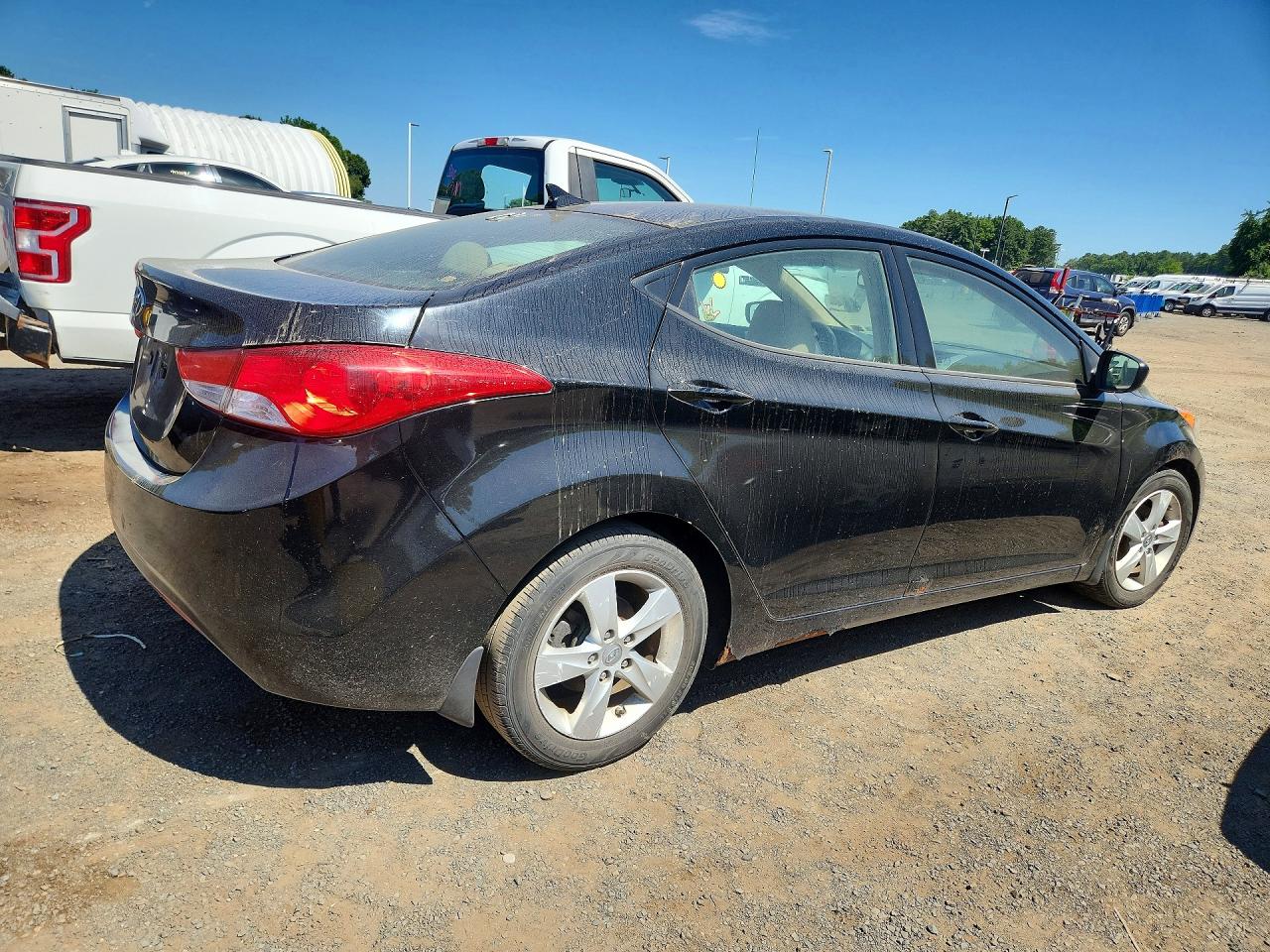 2013 Hyundai Elantra Gls Black vin: 5NPDH4AE2DH260260