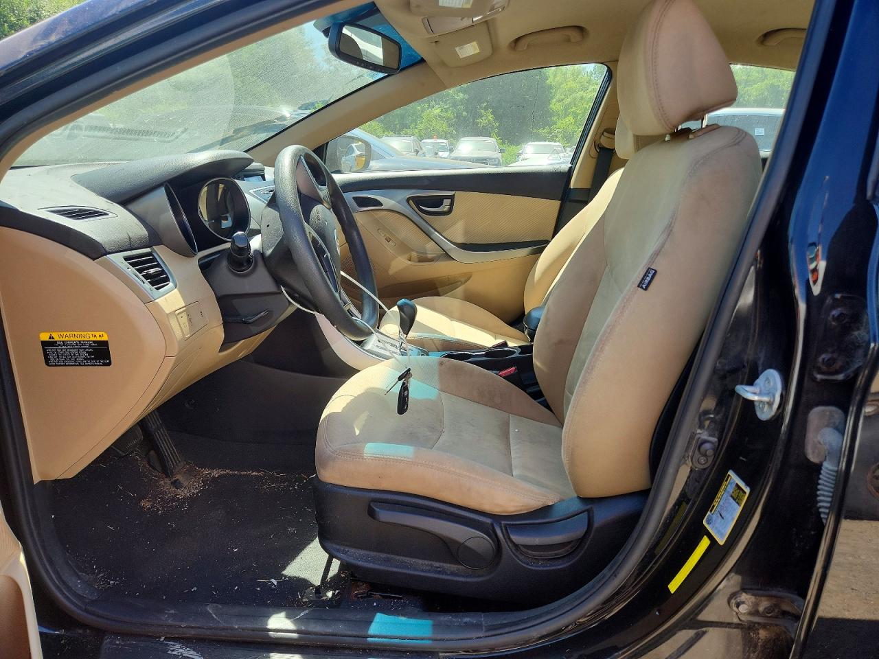 2013 Hyundai Elantra Gls Black vin: 5NPDH4AE2DH260260