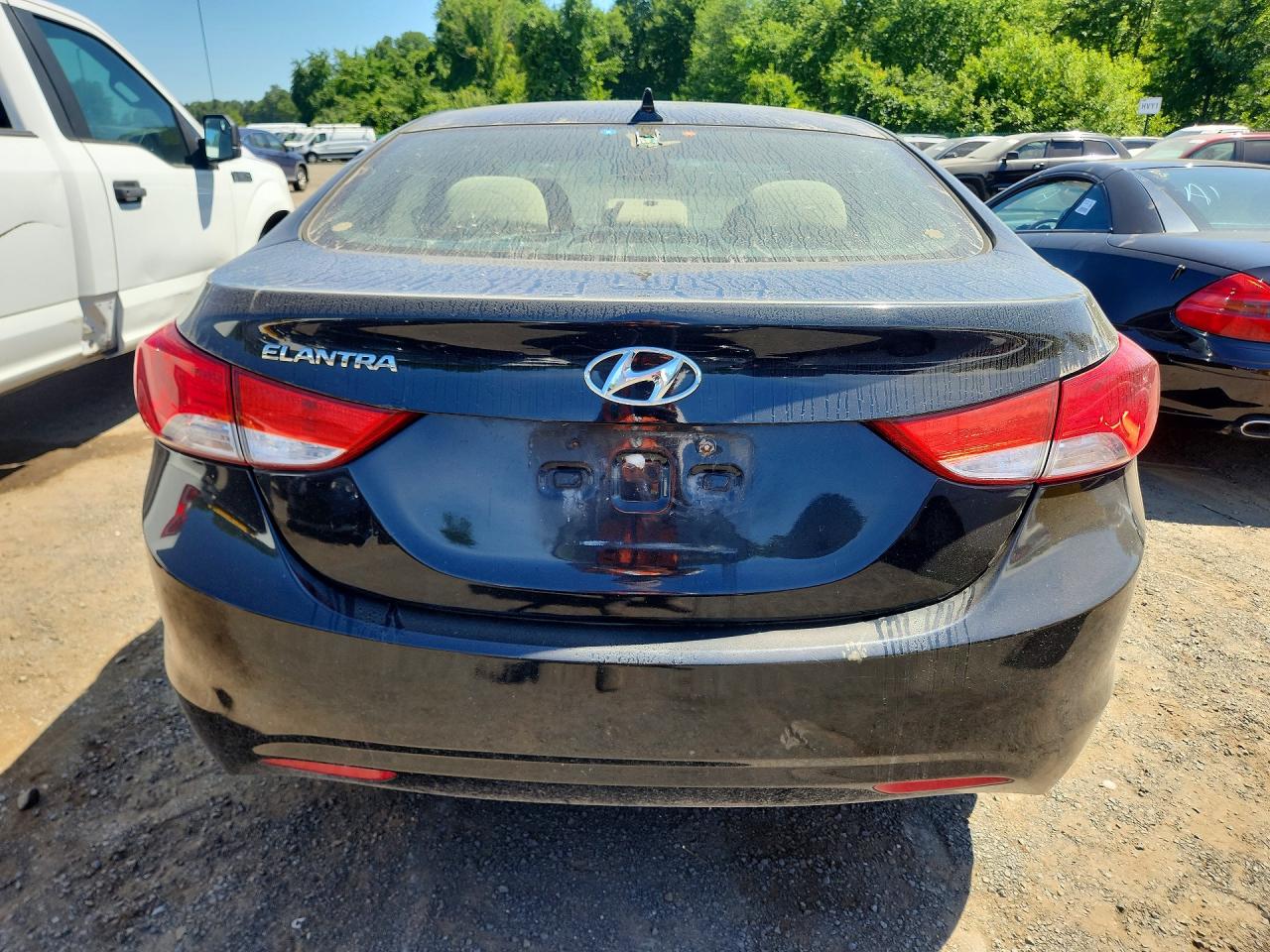 2013 Hyundai Elantra Gls Black vin: 5NPDH4AE2DH260260