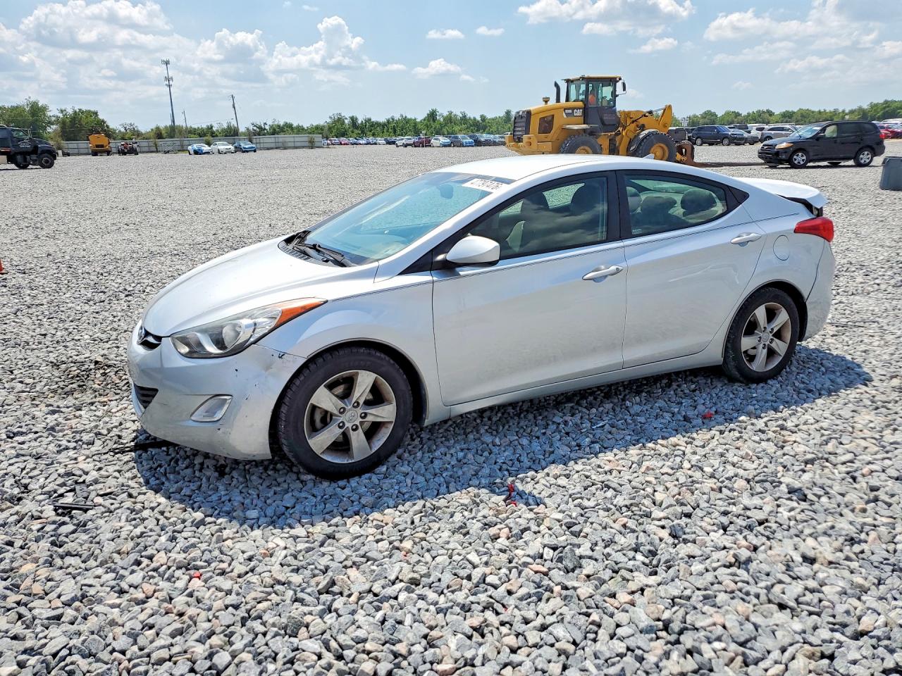 2013 Hyundai Elantra Gls Silver vin: 5NPDH4AE2DH260632