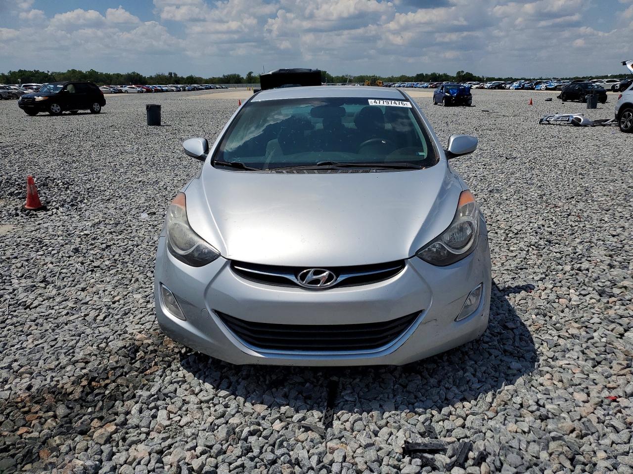 2013 Hyundai Elantra Gls Silver vin: 5NPDH4AE2DH260632