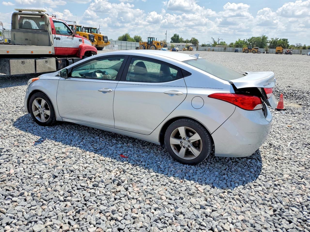 2013 Hyundai Elantra Gls Silver vin: 5NPDH4AE2DH260632