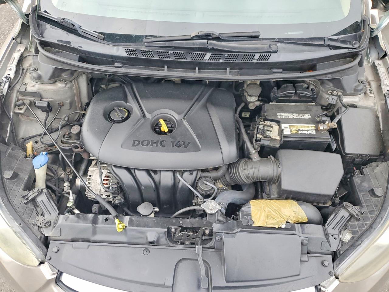 2013 Hyundai Elantra Gls Tan vin: 5NPDH4AE2DH266303