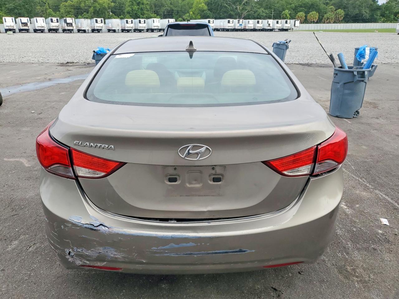 2013 Hyundai Elantra Gls Tan vin: 5NPDH4AE2DH266303