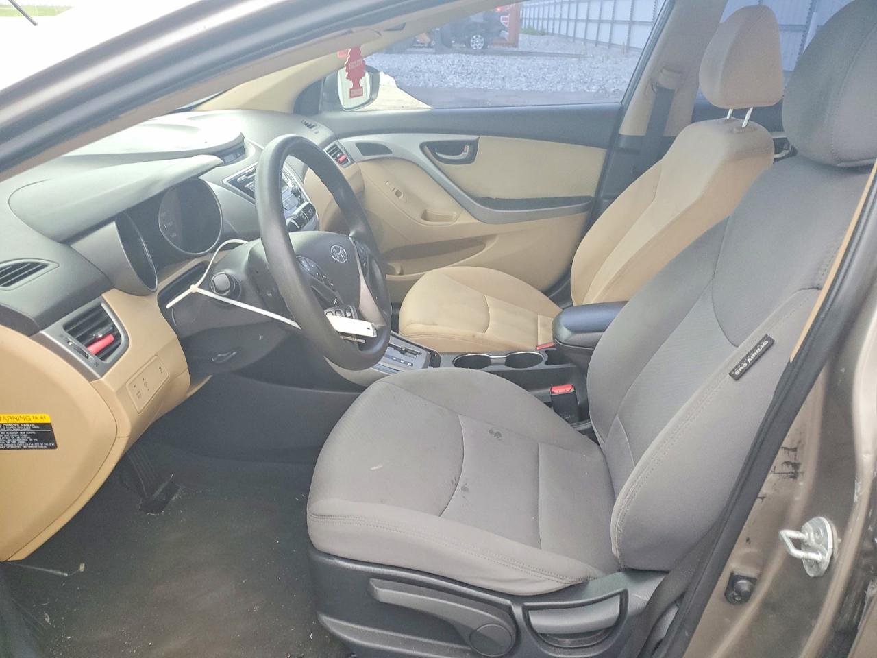 2013 Hyundai Elantra Gls Tan vin: 5NPDH4AE2DH266303