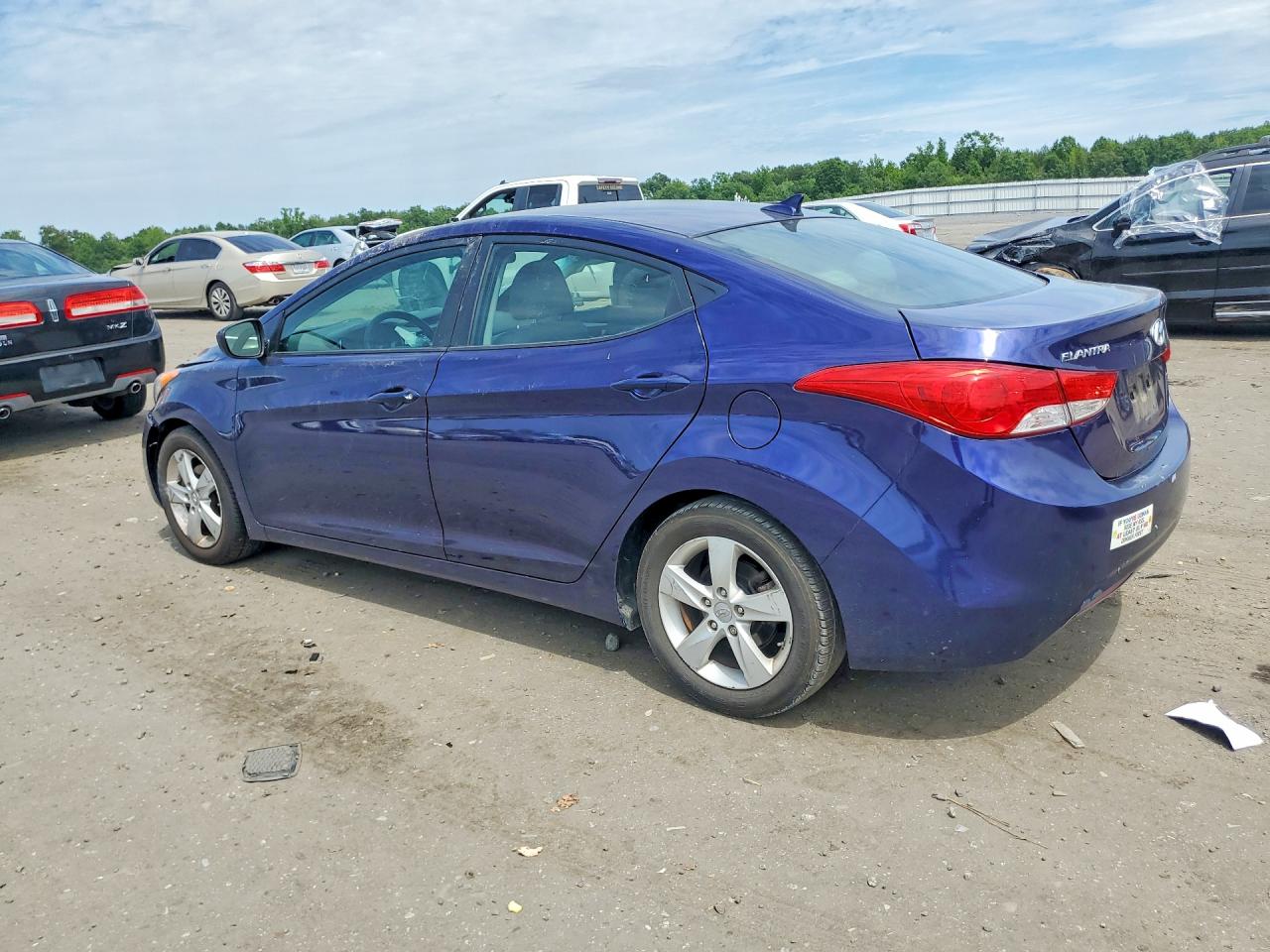 2013 Hyundai Elantra Gls Blue vin: 5NPDH4AE2DH272800