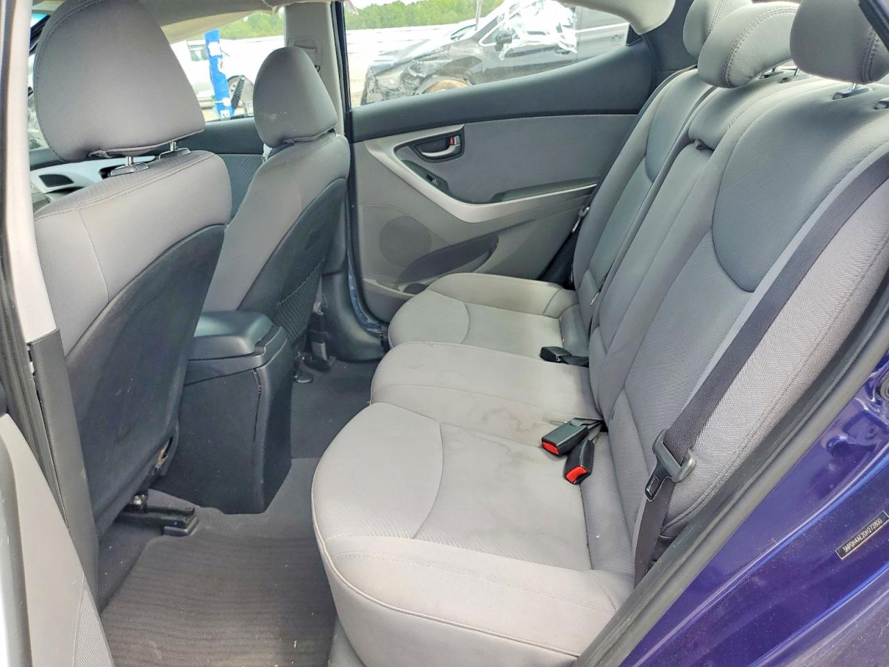 2013 Hyundai Elantra Gls Blue vin: 5NPDH4AE2DH272800