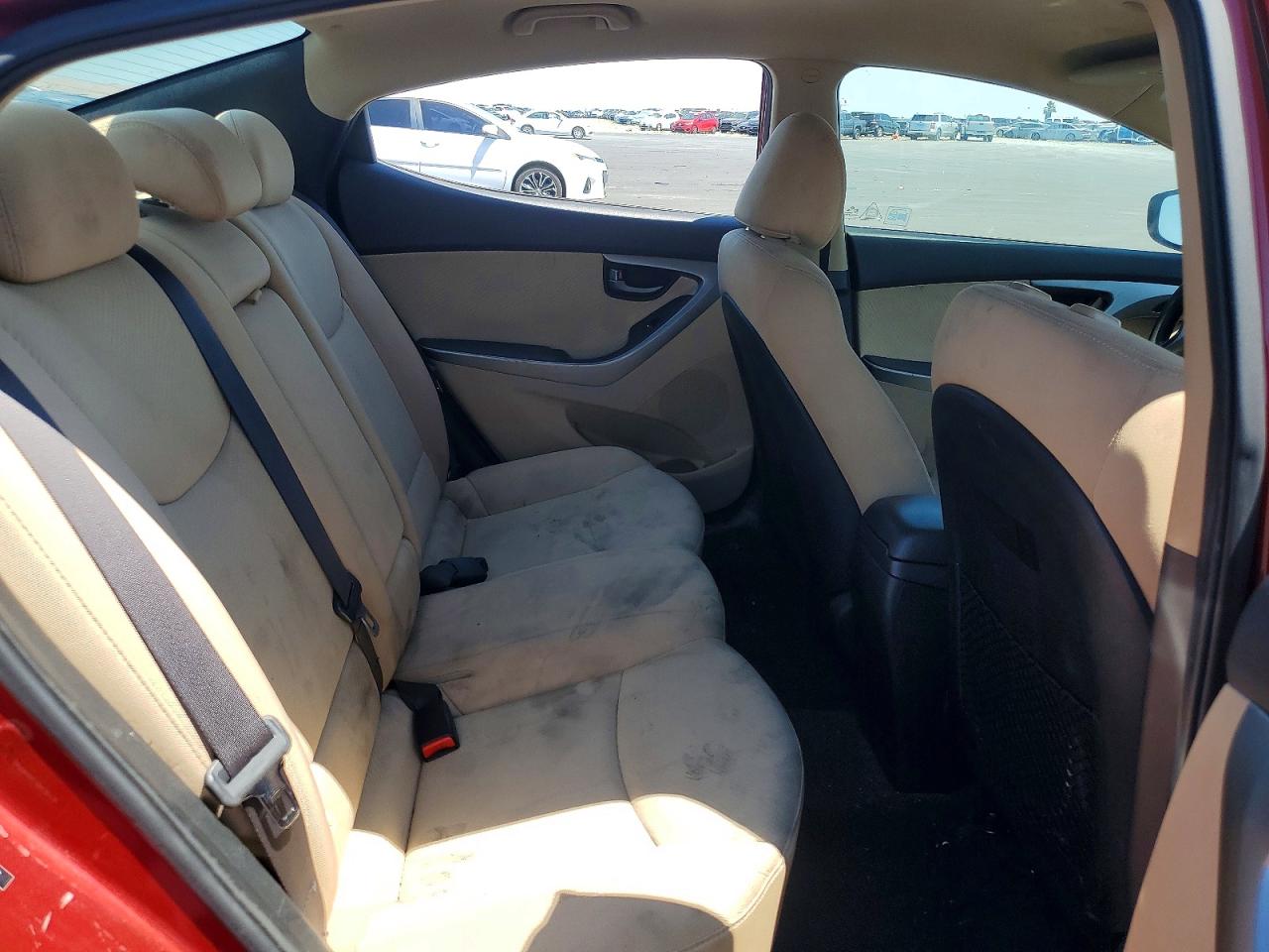 2013 Hyundai Elantra Gls Red vin: 5NPDH4AE2DH281156