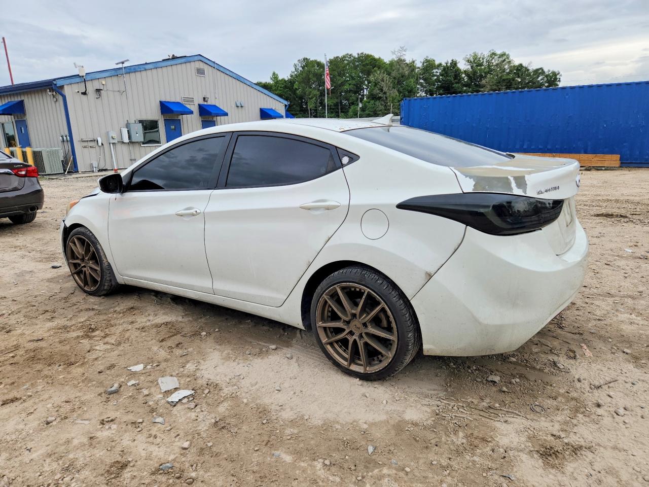 2013 Hyundai Elantra Gls White vin: 5NPDH4AE2DH284560
