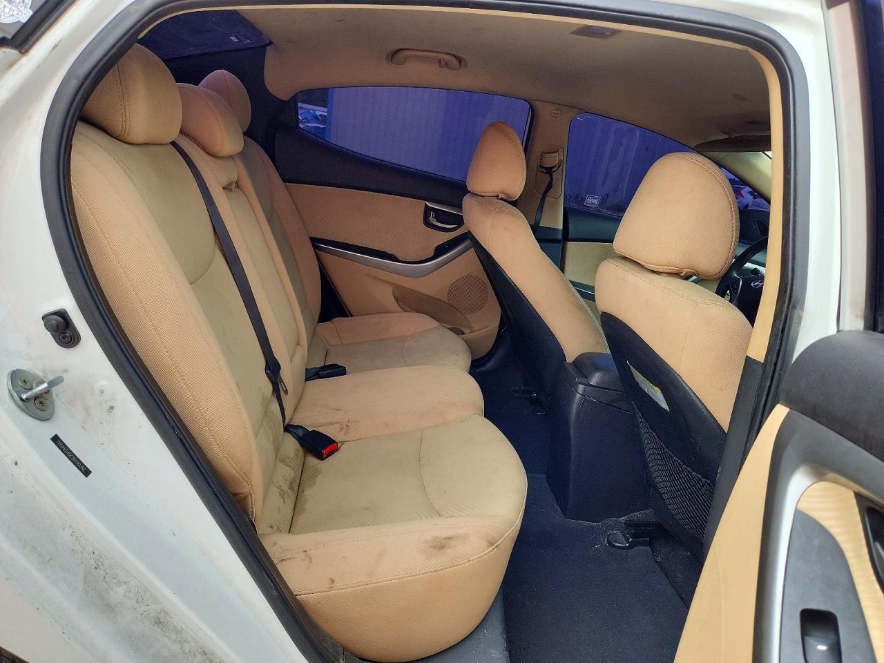 2013 Hyundai Elantra Gls White vin: 5NPDH4AE2DH284560