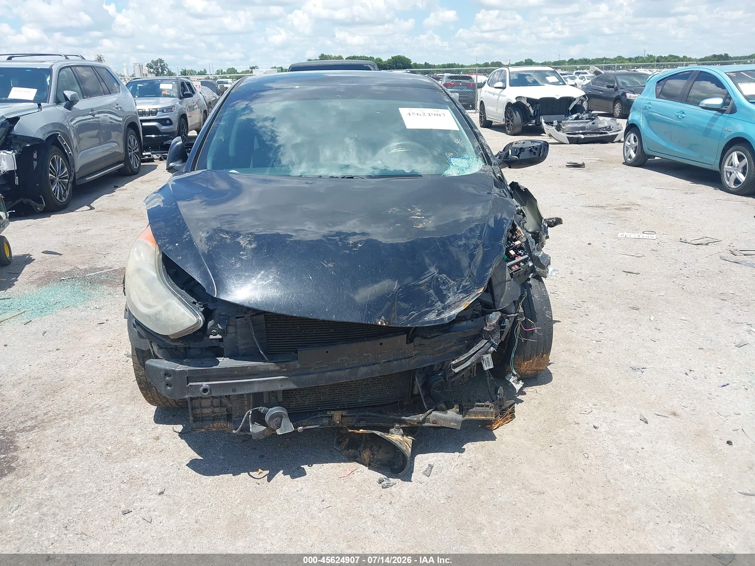 2013 Hyundai Elantra Gls Black vin: 5NPDH4AE2DH291802