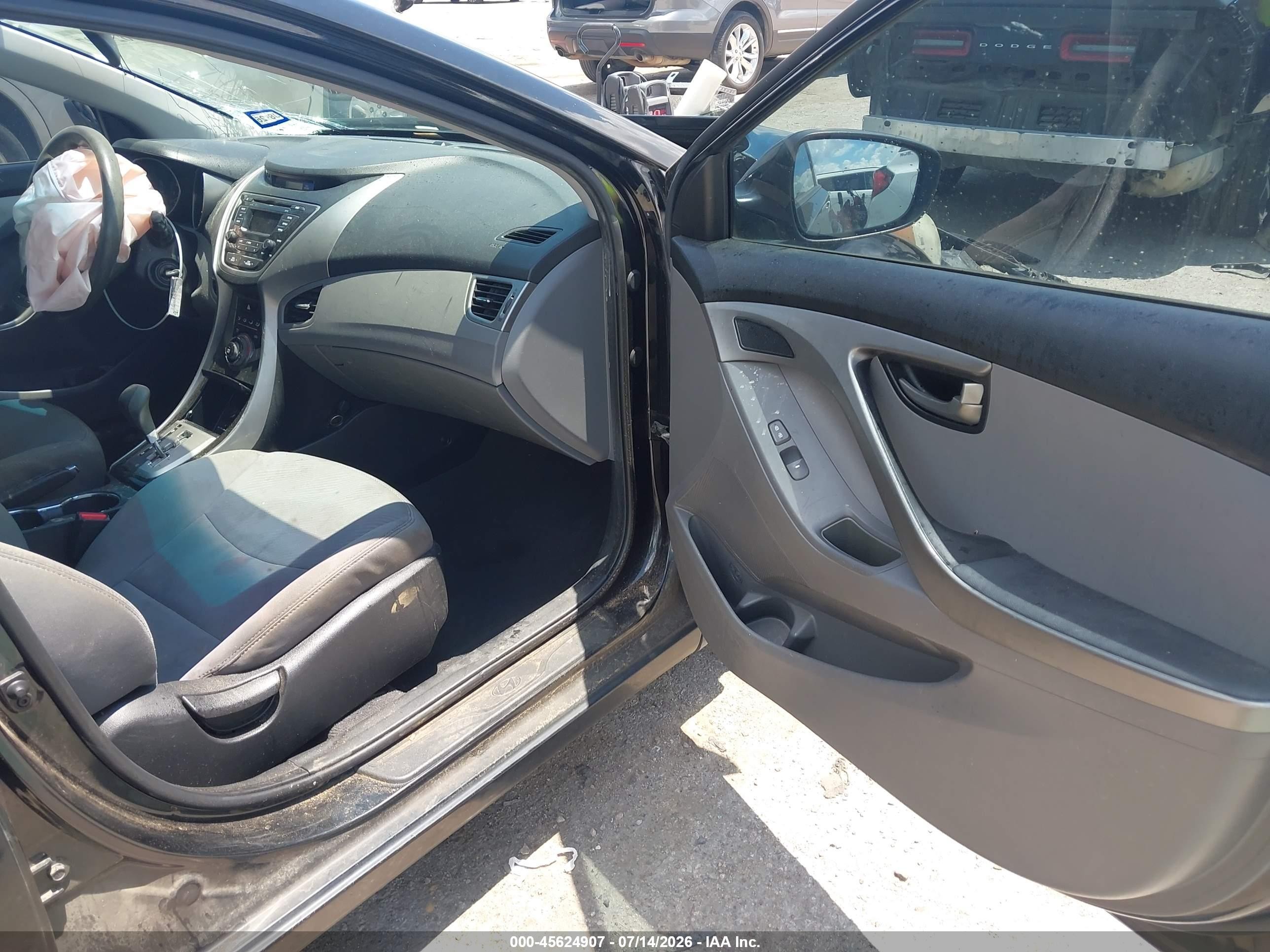 2013 Hyundai Elantra Gls Black vin: 5NPDH4AE2DH291802