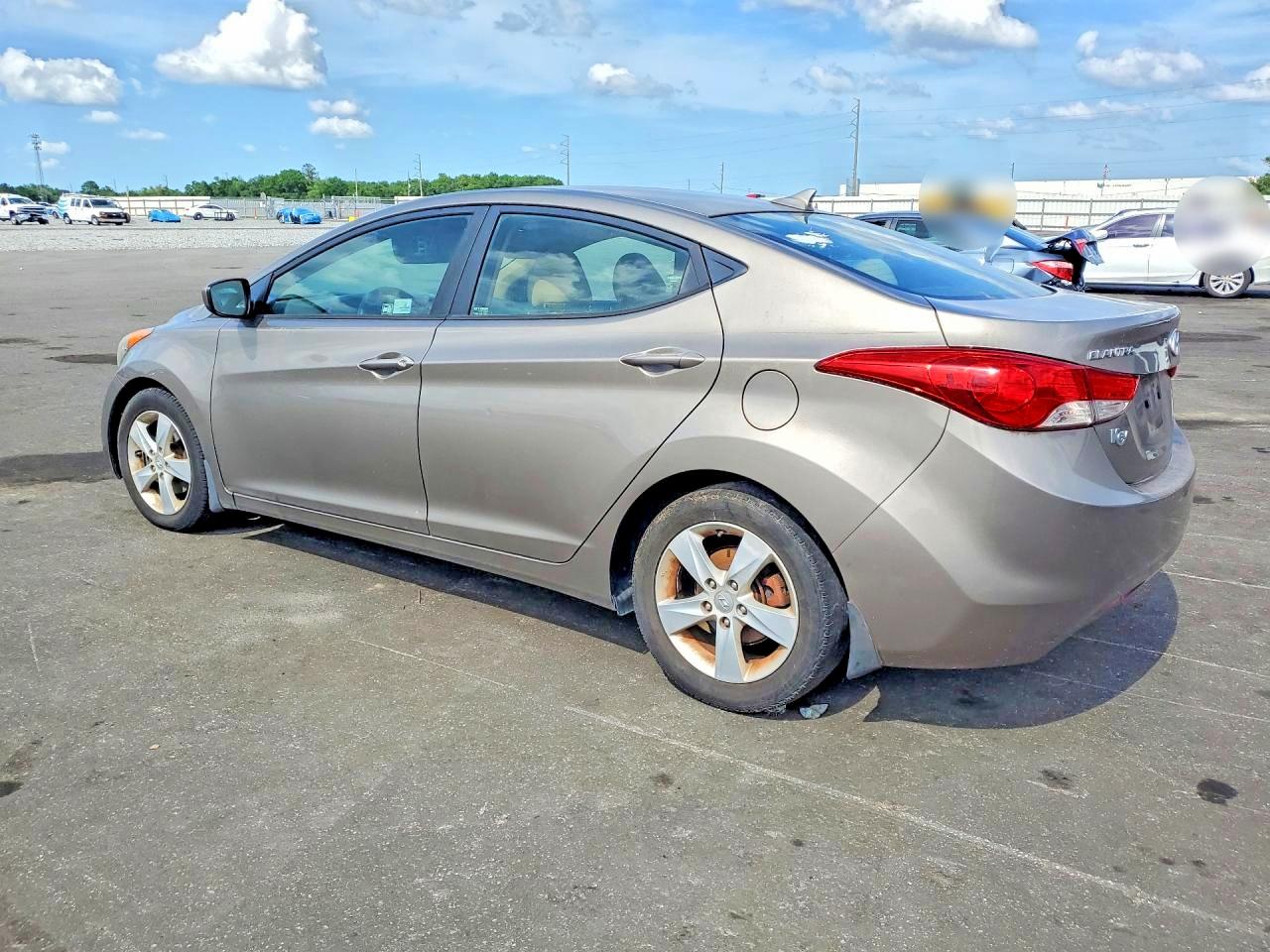 2013 Hyundai Elantra Gls Silver vin: 5NPDH4AE2DH297759