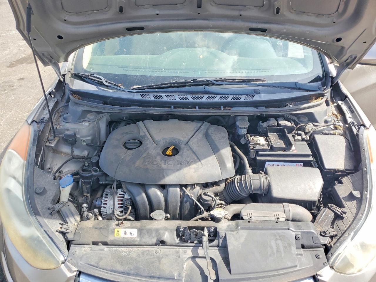 2013 Hyundai Elantra Gls Silver vin: 5NPDH4AE2DH297759