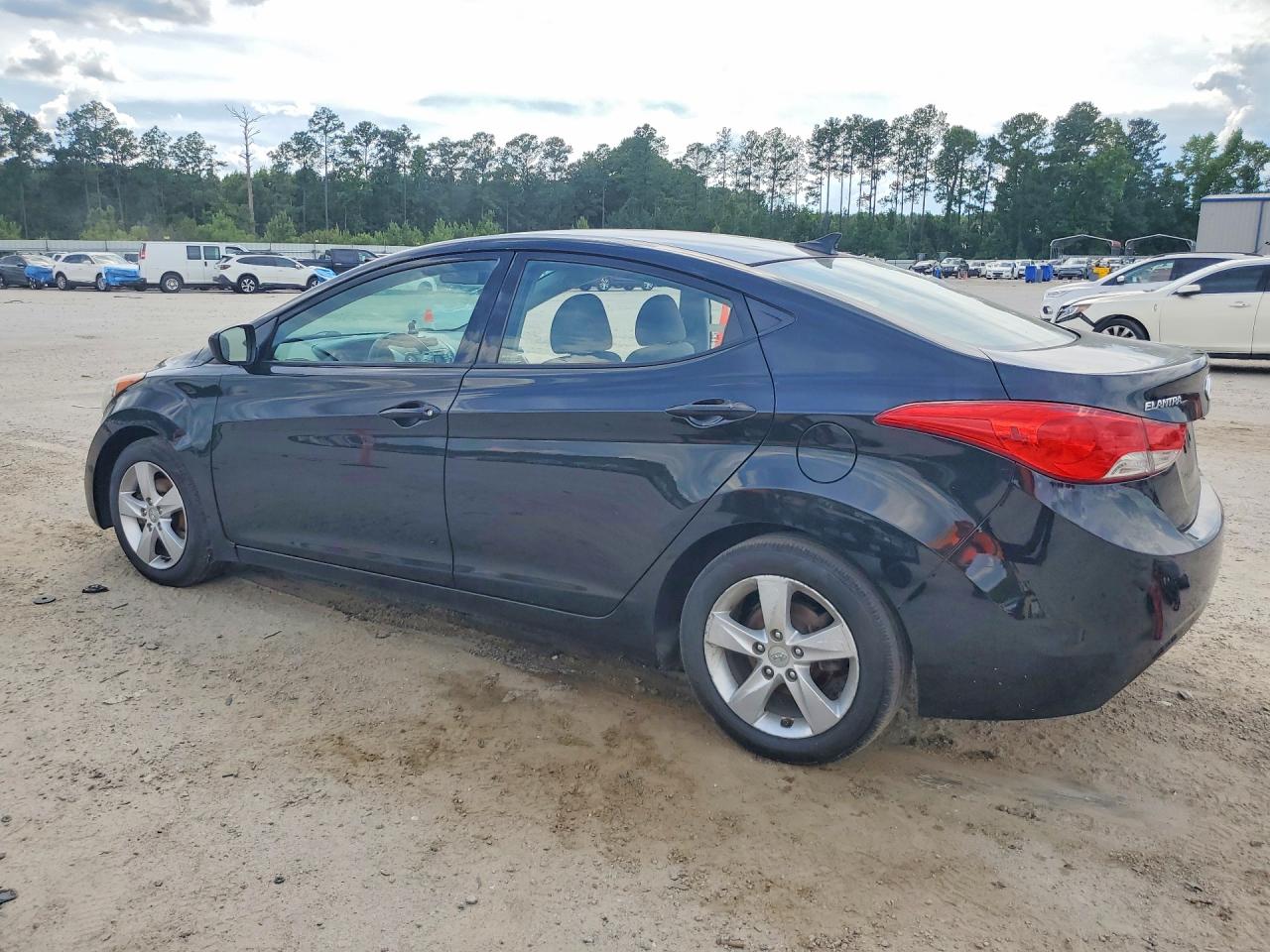 2013 Hyundai Elantra Gls Black vin: 5NPDH4AE2DH300191