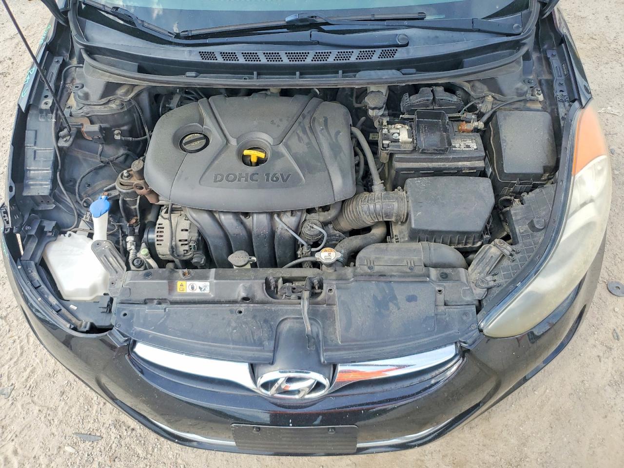 2013 Hyundai Elantra Gls Black vin: 5NPDH4AE2DH300191