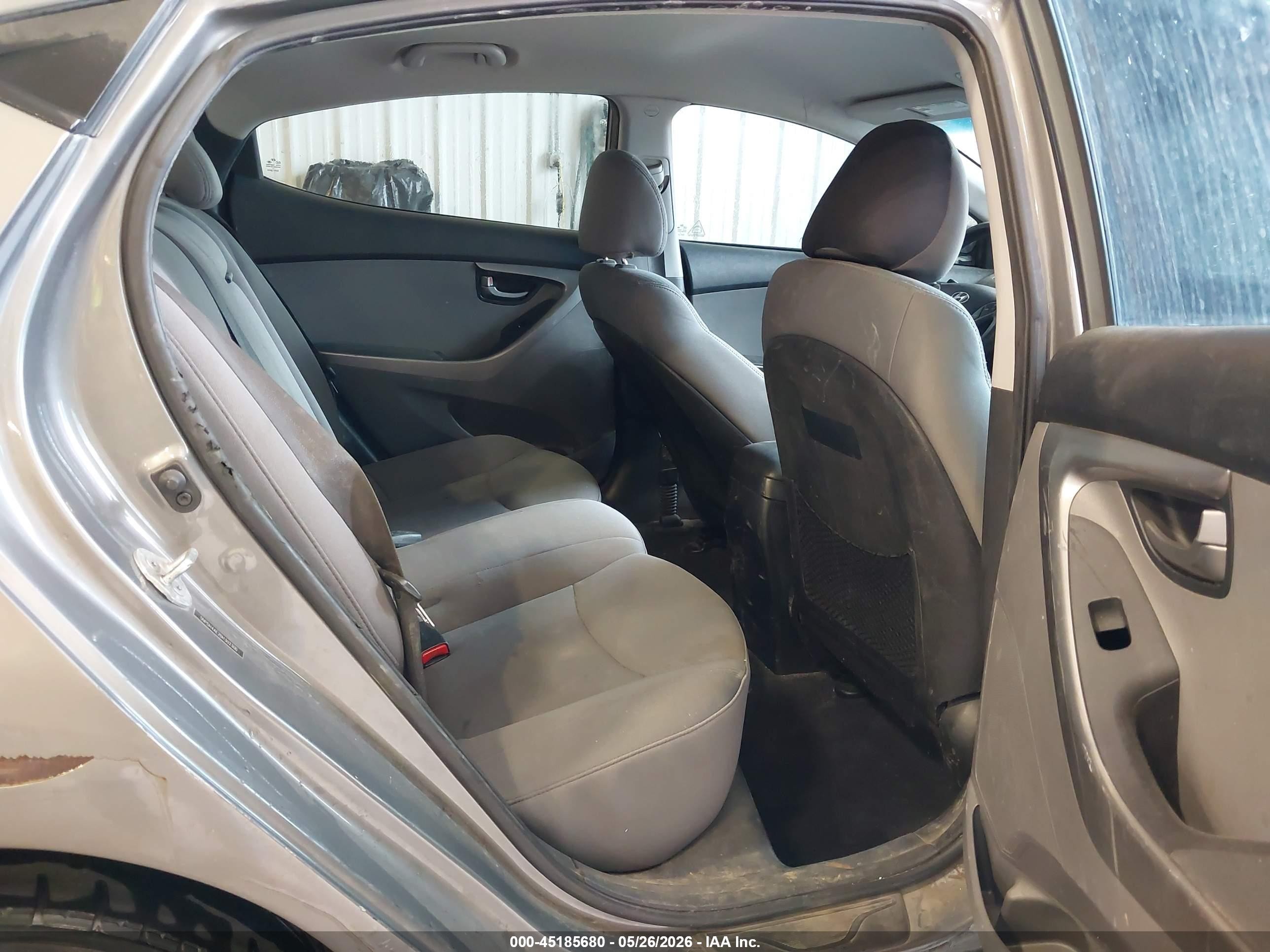 2013 Hyundai Elantra Gls Gray vin: 5NPDH4AE2DH302300