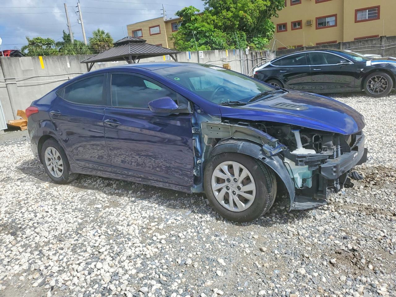 2013 Hyundai Elantra Gls Blue vin: 5NPDH4AE2DH305357