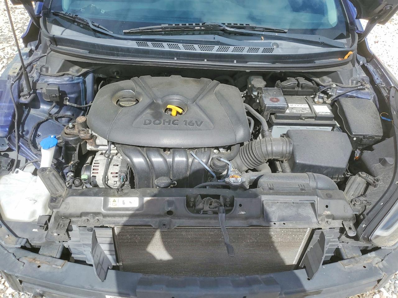 2013 Hyundai Elantra Gls Blue vin: 5NPDH4AE2DH305357