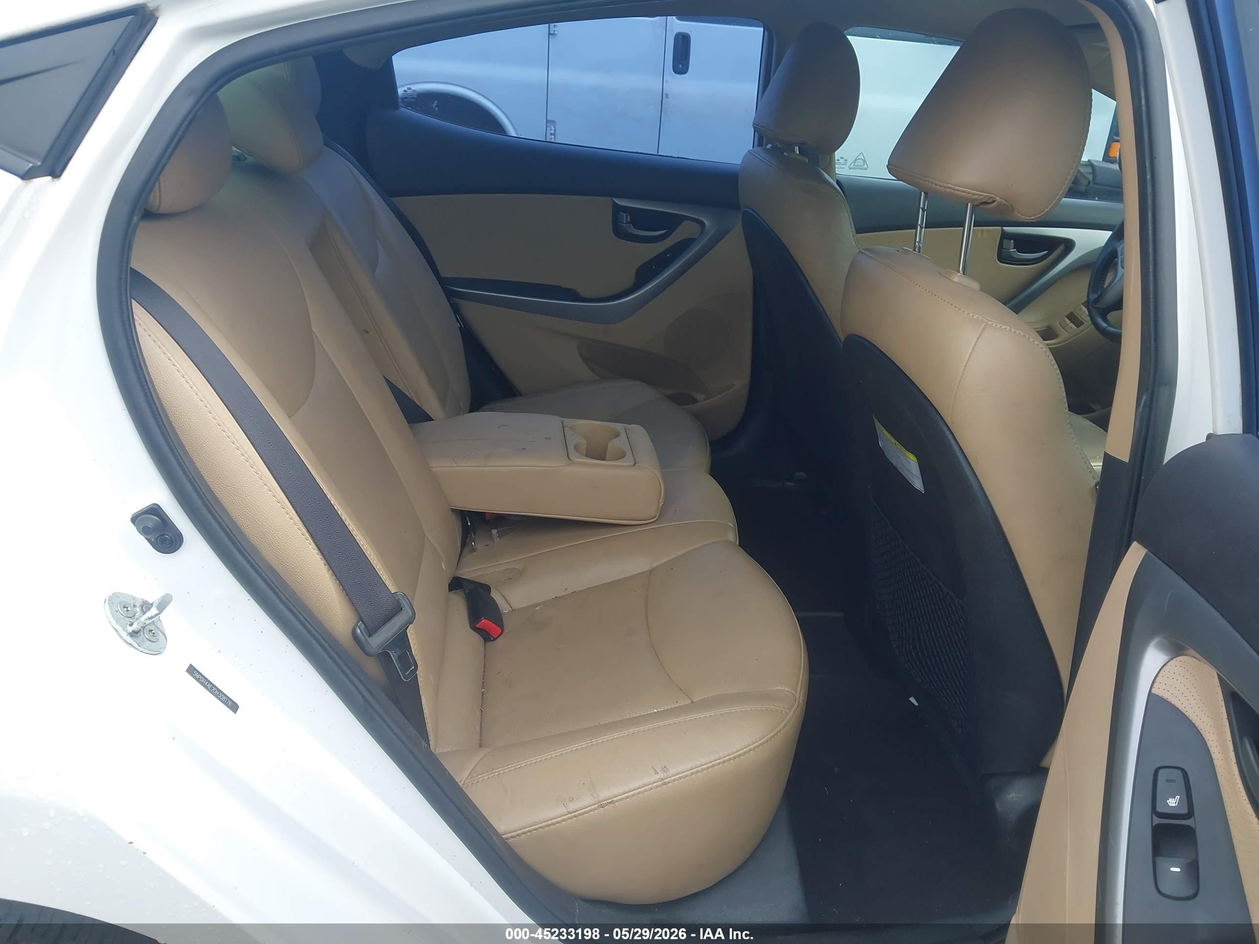 2013 Hyundai Elantra Limited White vin: 5NPDH4AE2DH308176