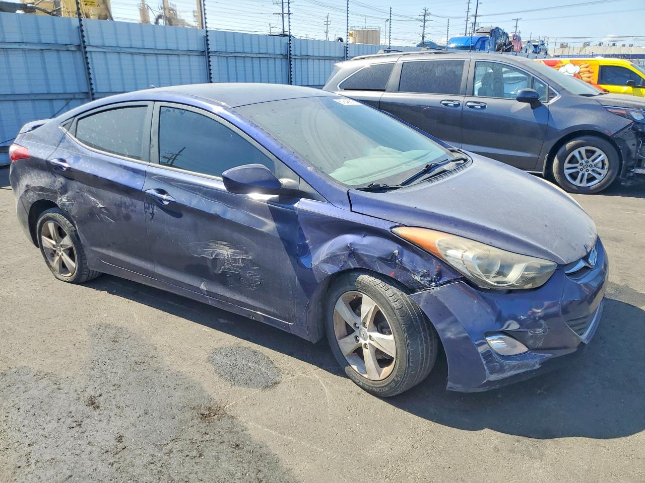2013 Hyundai Elantra Gls Blue vin: 5NPDH4AE2DH311076