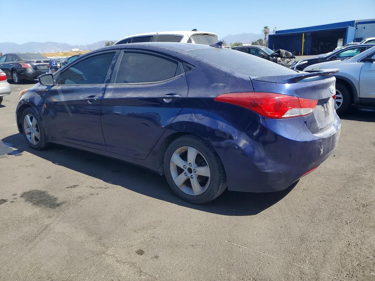 2013 Hyundai Elantra Gls Blue vin: 5NPDH4AE2DH311076