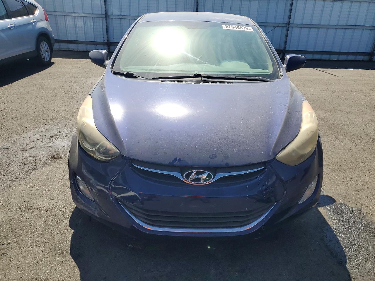2013 Hyundai Elantra Gls Blue vin: 5NPDH4AE2DH311076