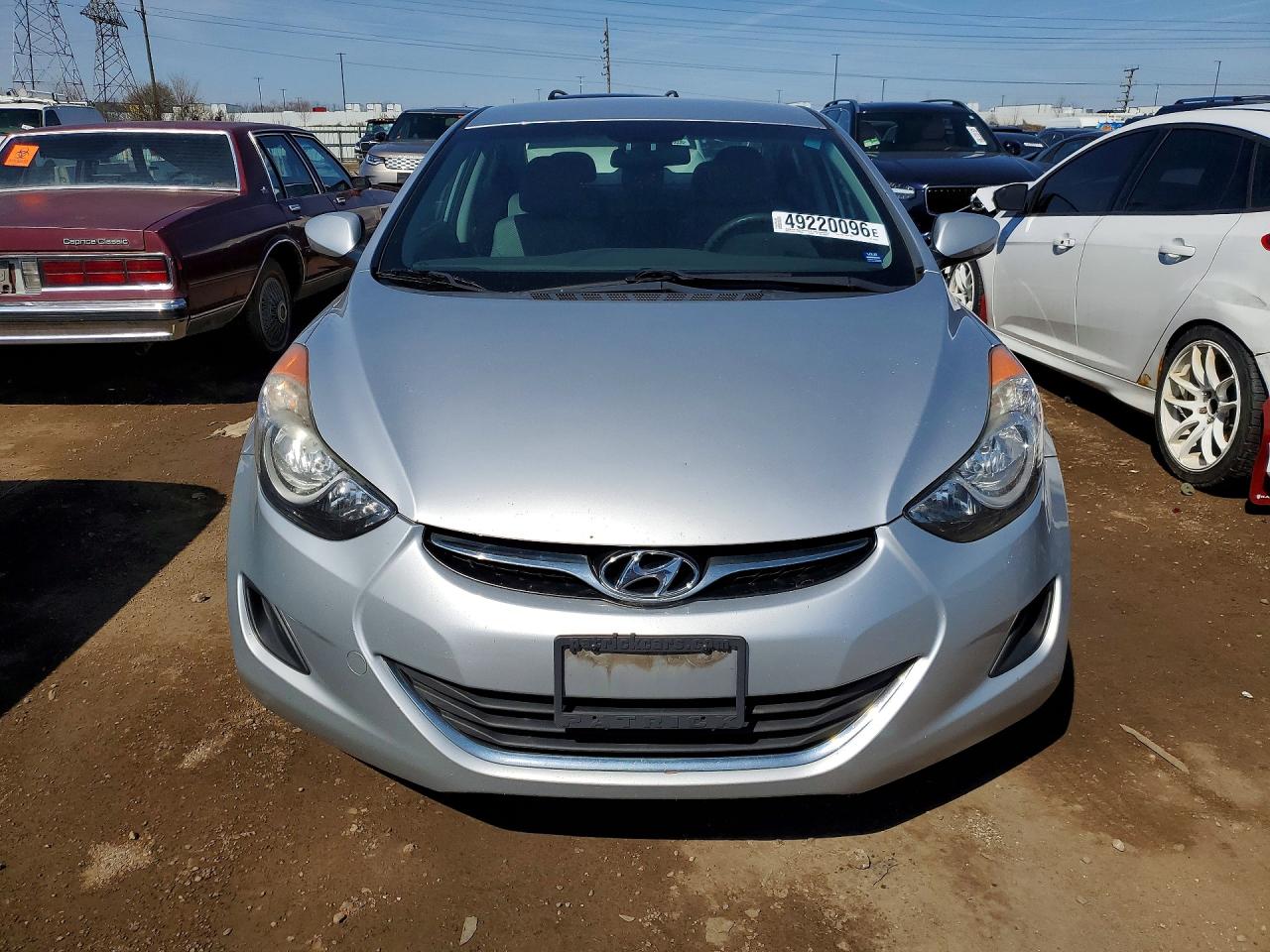 2013 Hyundai Elantra Gls Silver vin: 5NPDH4AE2DH316214