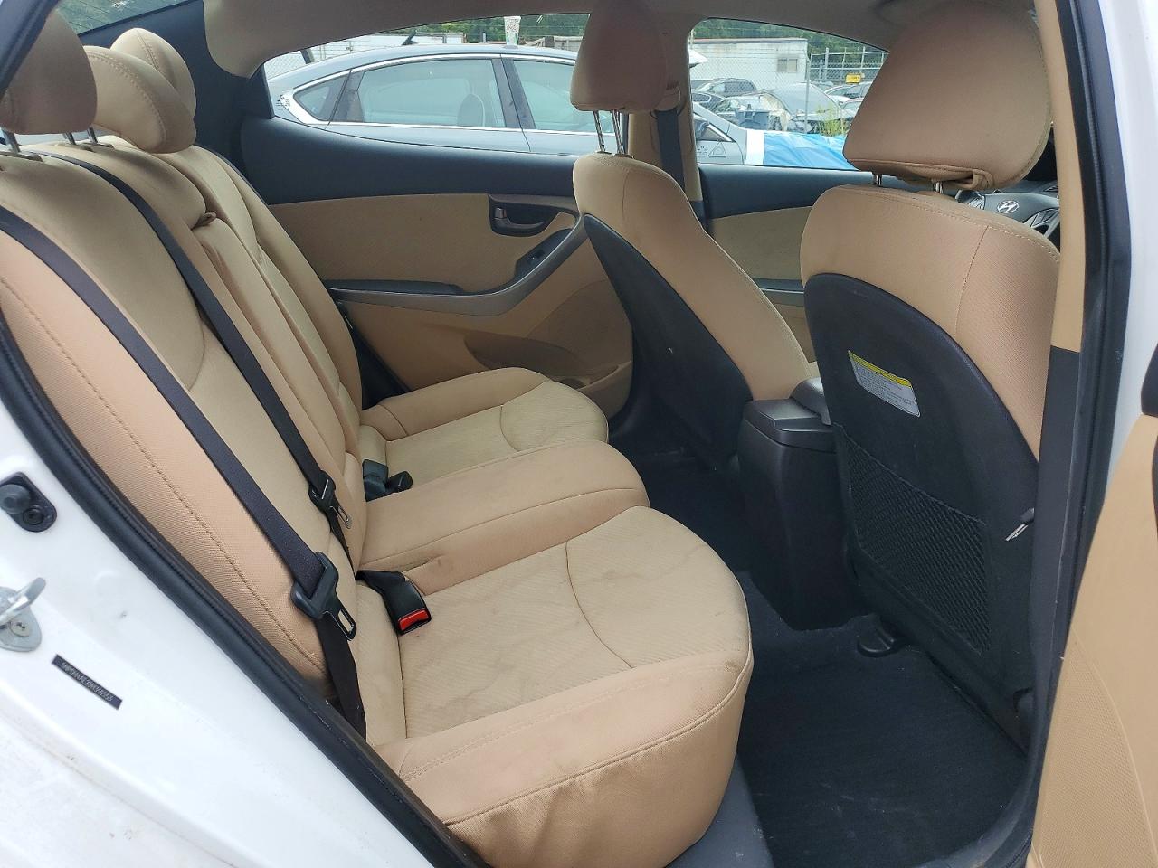 2013 Hyundai Elantra Gls White vin: 5NPDH4AE2DH316553
