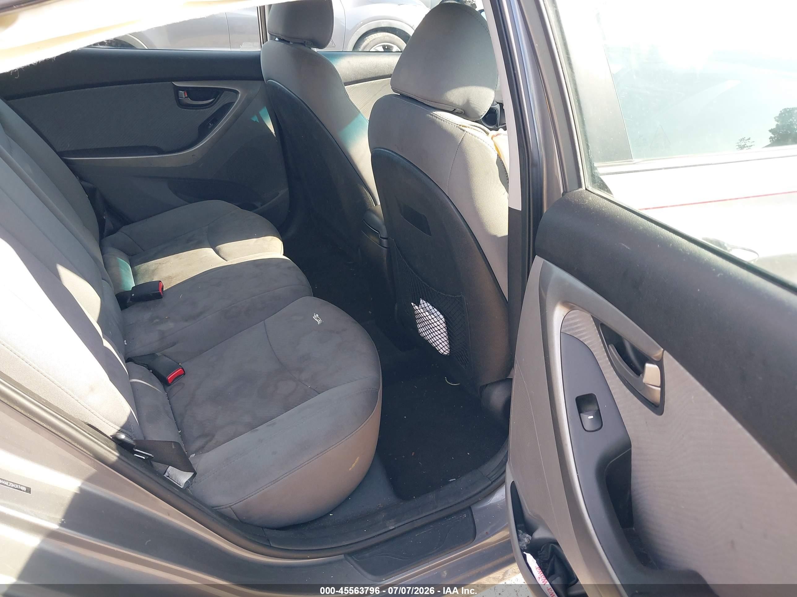2013 Hyundai Elantra Gls Серый vin: 5NPDH4AE2DH317489