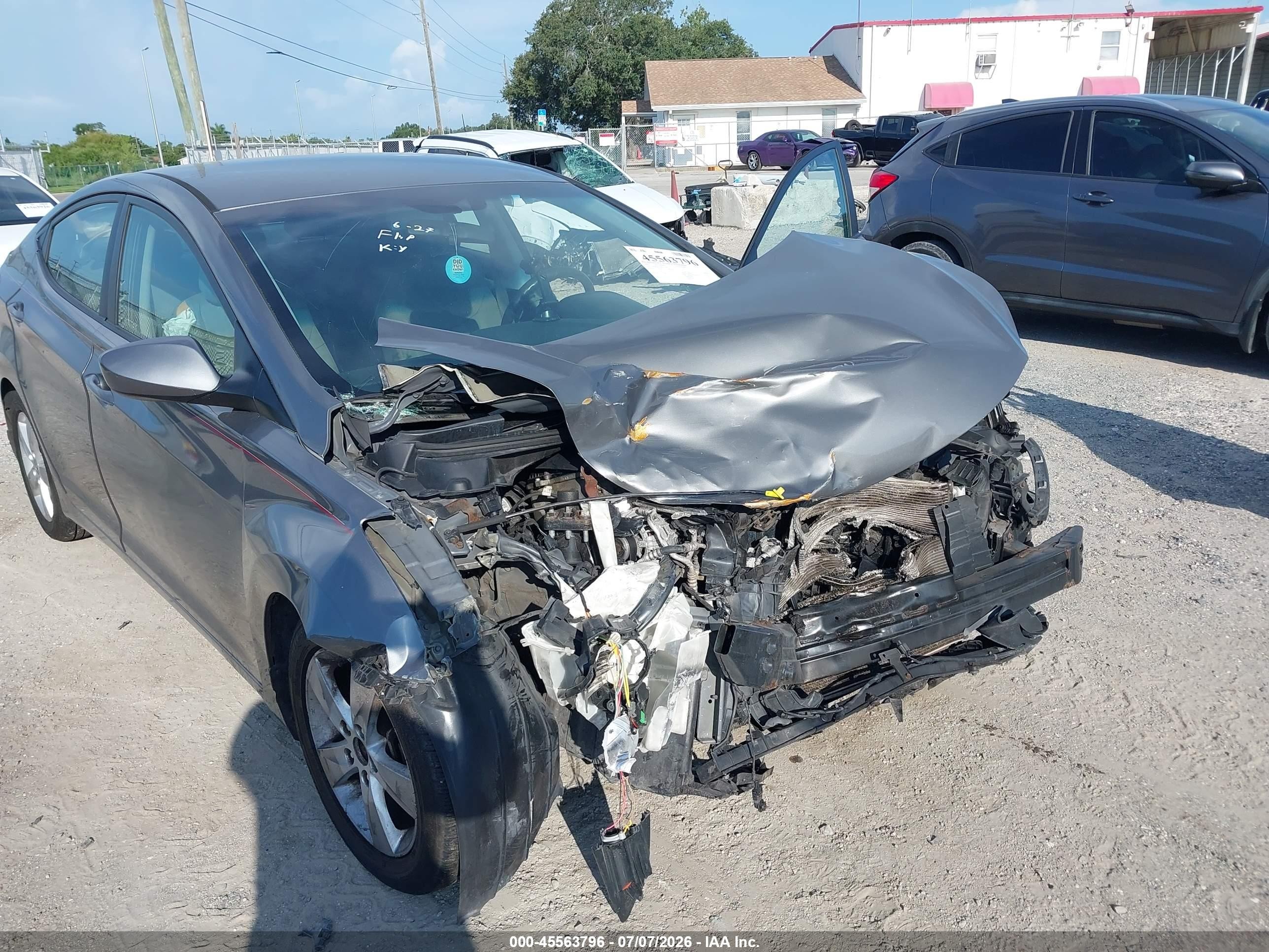2013 Hyundai Elantra Gls Серый vin: 5NPDH4AE2DH317489