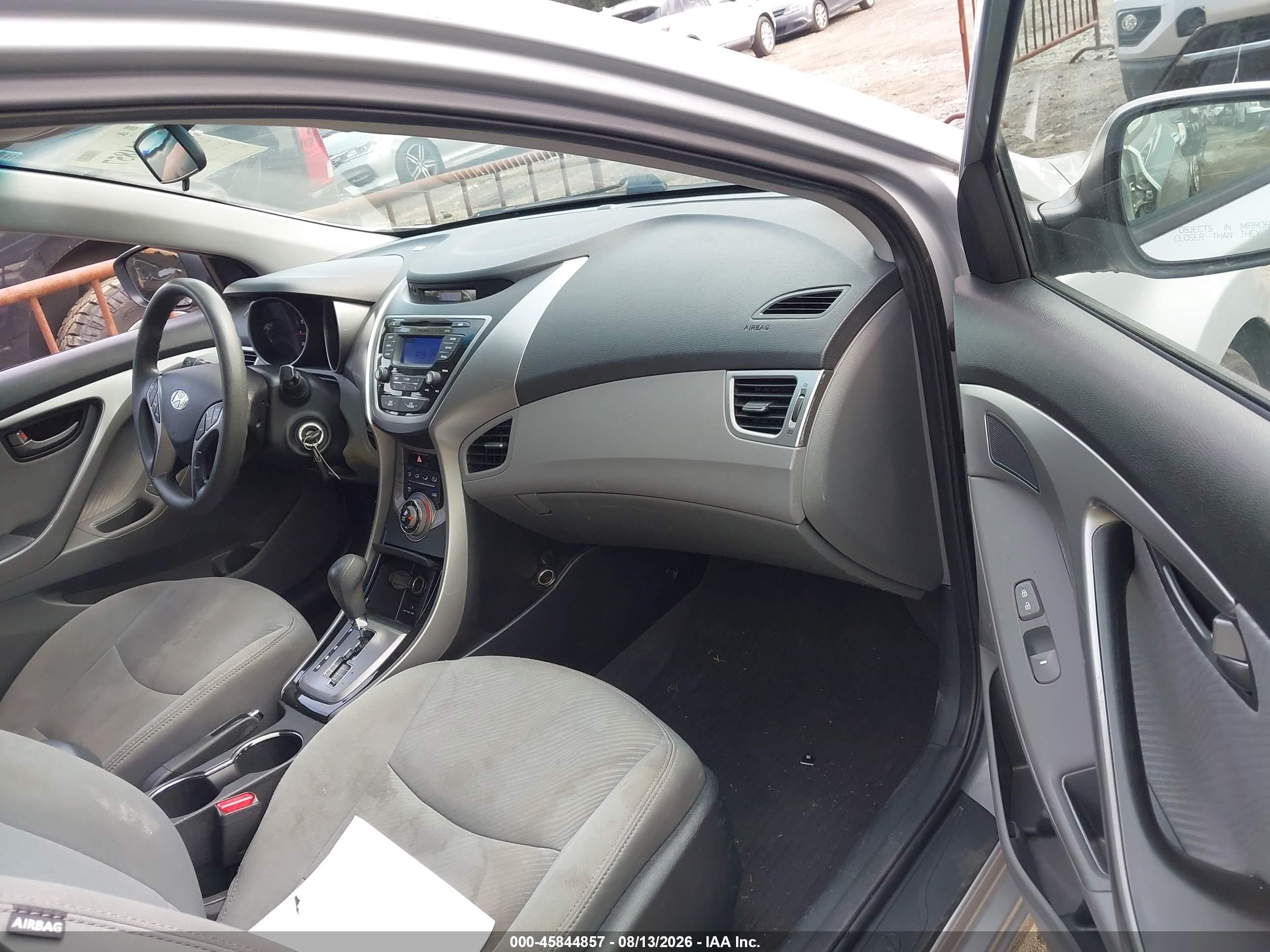 2013 Hyundai Elantra Gls Серебряный vin: 5NPDH4AE2DH320795