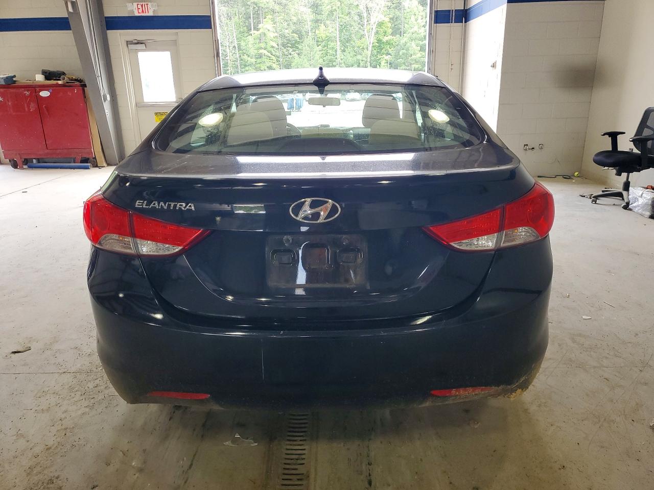 2013 Hyundai Elantra Gls Black vin: 5NPDH4AE2DH325835