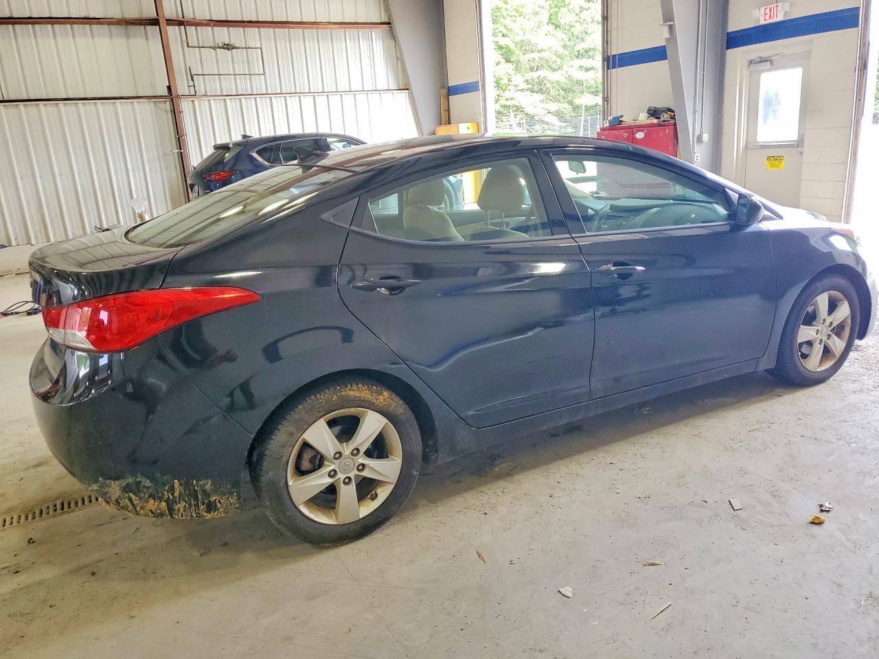 2013 Hyundai Elantra Gls Black vin: 5NPDH4AE2DH325835